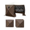 Canopy Sidewalls, 5.67 x 4.85 ft, Canopy Tent Walls with Waterproof and Sunlight Protection Layer, One-Sided Window Design