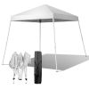 2.4 x 2.4m Portable Home Use Waterproof Folding Tent White