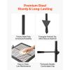 Heavy Duty Swivel Campfire Grill, 16" Portable Camping Grill Grate, Sturdy Steel BBQ Mesh