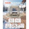 Pop up Bubble Tent, 10 x 9.2 ft Waterproof & UV-Resistant, Clear Camping Tent Shelter, Outdoor Garden Dome Igloo Tents with Windows