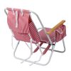 Beach Chair with Space-Saving 24 Inches